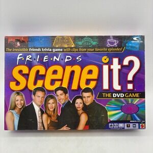 Friends Scene It DVD Game COMPLETE ScreenLife 2005 TV Show Trivia